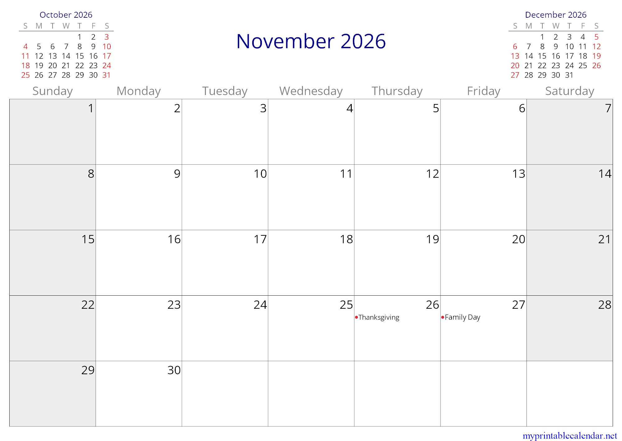 November 2026 monthly calendar, Palau, English (US, CA) jpg